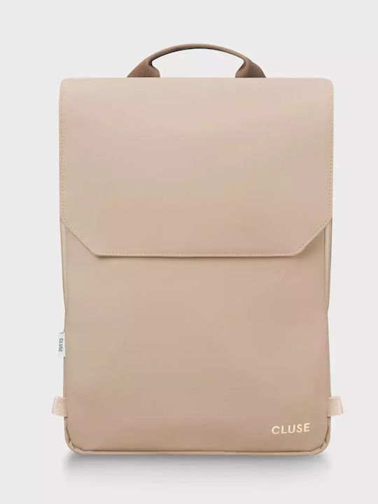Cluse Le Réversible Backpack, Beige Dark Brown, Gold Colour