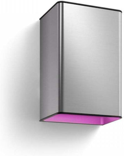 Philips Resonate Стенно Външно Фенерче LED IP44 8W с Студено бяло Светлина 9.3x8x18εκ.