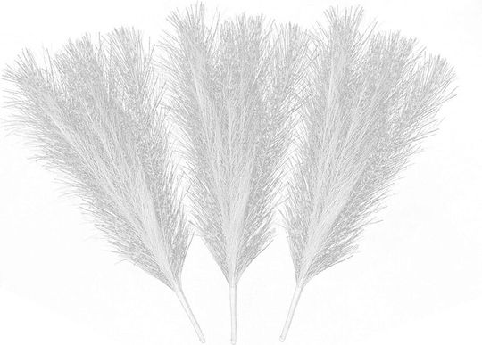 Dekorative Feder Pampasgras Weiß 43.5cm 3Stück