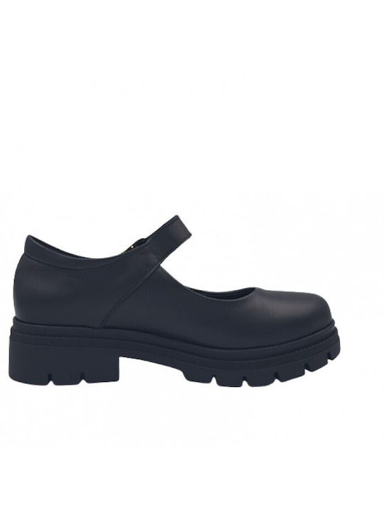 Ragazza Leather Ballerinas Black