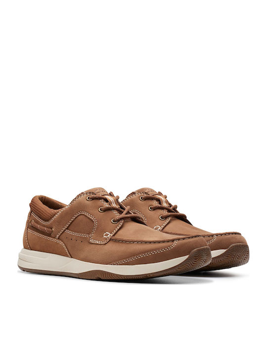 SAILVIEW LACE Δερμάτινα Ανδρικά Casual Παπούτσια Ταμπά
