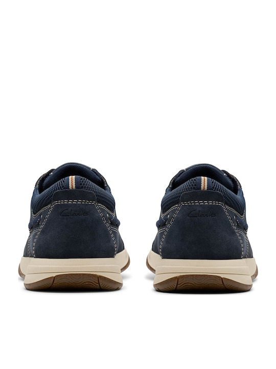 SAILVIEW LACE Men's Leather Casual Shoes Blue