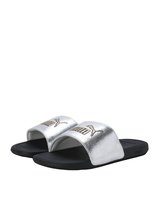 Cat 2.0 Women's Slides Silver