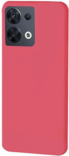 Beline Back Cover Σιλικόνης Ροζ (Oppo Reno8)