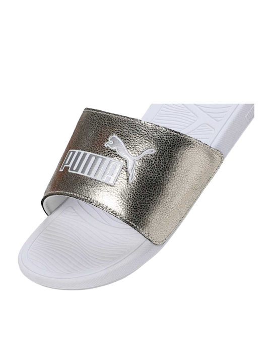 Cat 2.0 Women's Slides Gold
