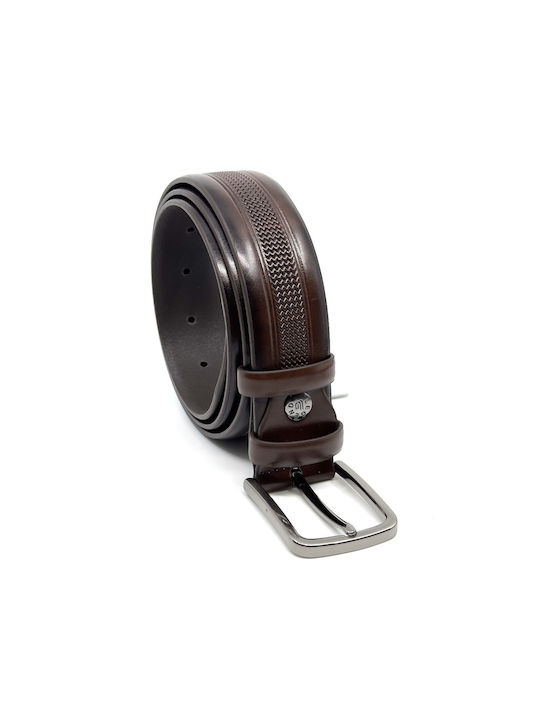 Legend Accessories Men's Leather Belt Brown