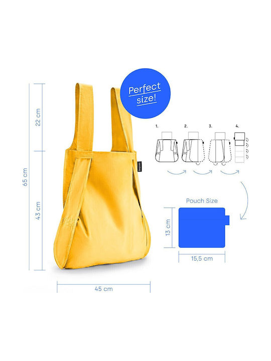 Notabag Fabric Shopping Bag in Yellow color