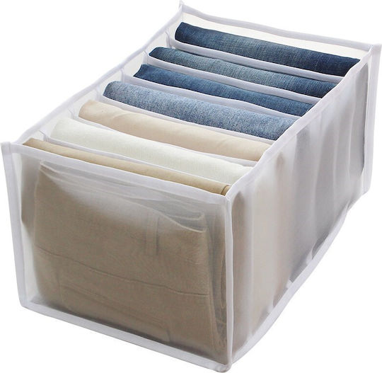 Plastic Storage Box for Clothes / Underwear in White Color 1pcs