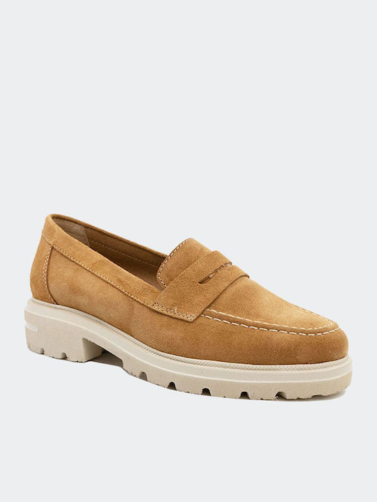 Leather Women's Loafers Light Tabbac