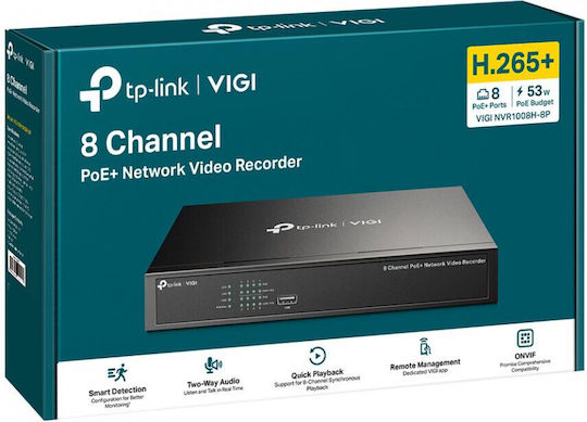 TP-LINK v1 DVR NVR VIGI NVR1008H8P