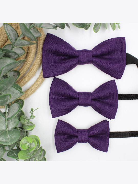 JFashion Kinderfliegen Stoff Lila