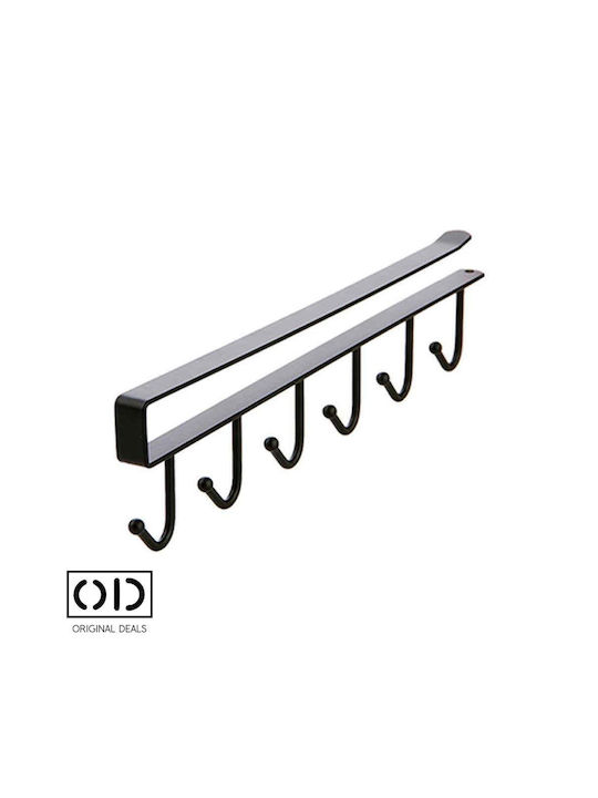 Suport De Cană Inox 26.5x3x1.5cm Negru