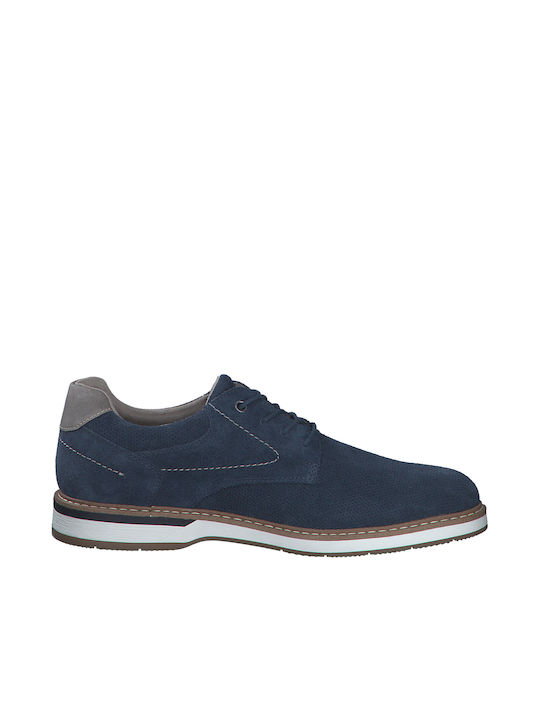 S.Oliver Men's Anatomic Leather Casual Shoes Blue