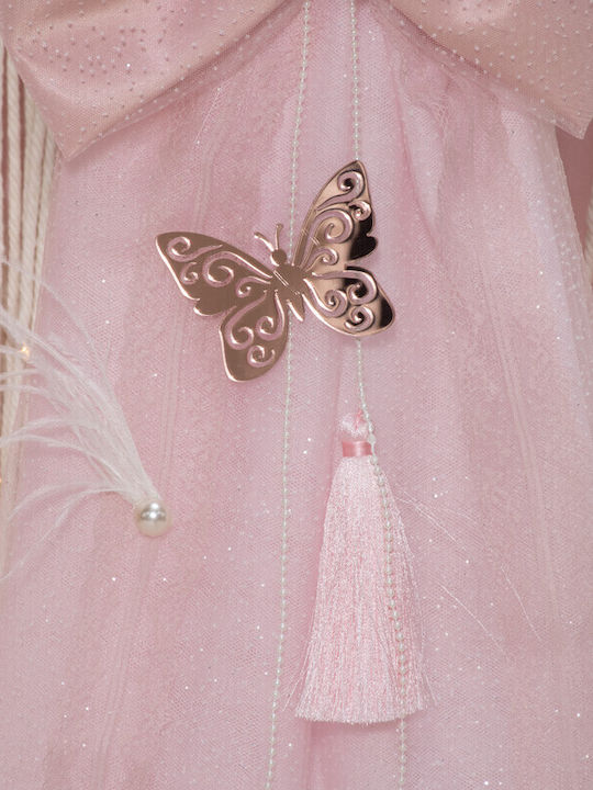Makis Tselios Fashion Baptism Set with Butterfly Subject