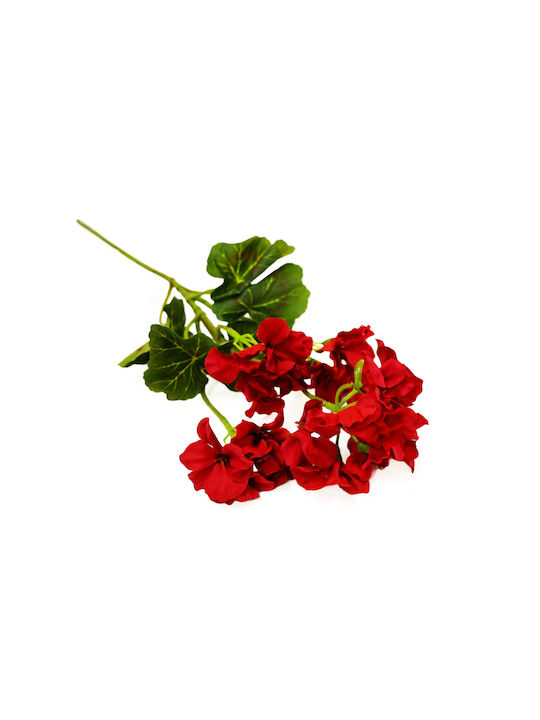 Artificial Geranium Flower Red 63cm