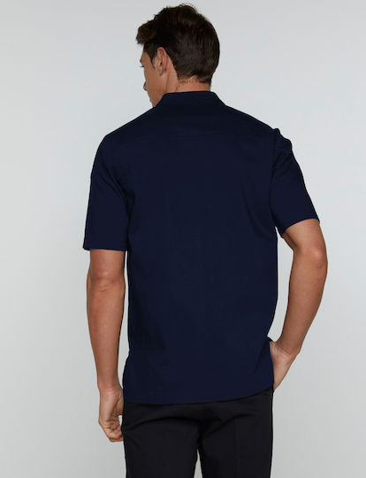Ayo Coat Chef 100% Cotton made Blue with Long Sleeve