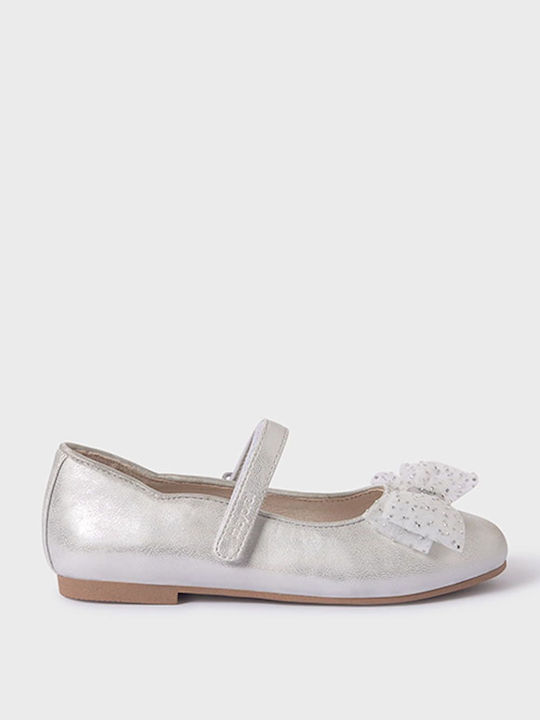 Mayoral Kids Ballerinas Silver