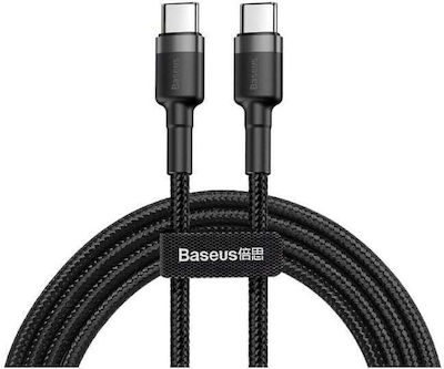 Baseus USB 2.0 Kabel USB-C männlich - USB-C 100W Schwarz 2m (CATKLF-ALG1)