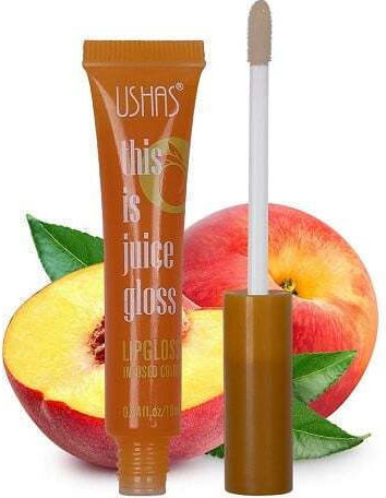 Ushas Lip Gloss Ροδάκινο 10ml
