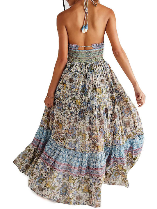 Φόρεμα Free People Real Love Maxi OB1467371-TWILIGHT COMBO Γυναικείο