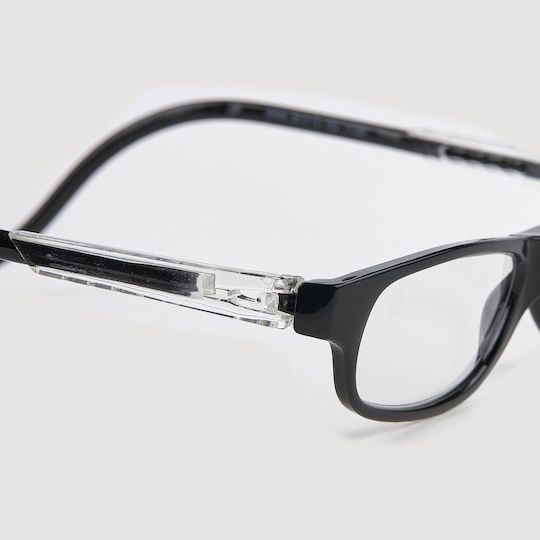 Reading Glasses +1.50 with Magnet in Black color AG-A008