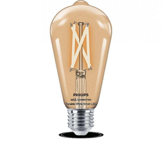 Philips Bec Smart LED 7W pentru Dulie E27 și Formă ST64 Alb reglabil 806lm