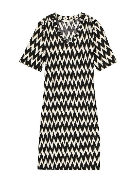 Sommer Mini Damenkleid Schwarz