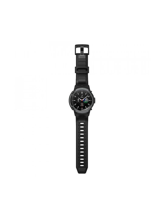 Spigen RUGGED ARMOR ”PRO” Silicone Case in Gray color for GALAXY WATCH 4 CLASSIC 46 MM