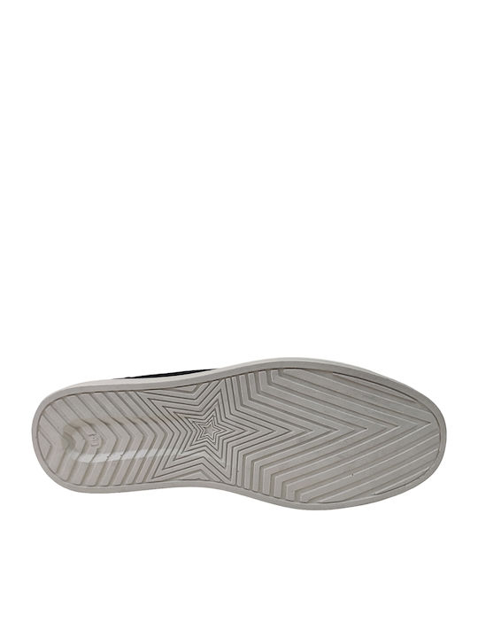 Men's Leather Slip-Ons Blue