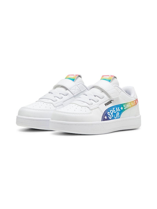 Puma Kids Sneakers Caven 2.0 with Scratch White