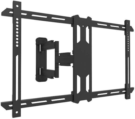 Multibrackets M Universal Flexarm Pro HD Single Βάση Τηλεόρασης Τοίχου με Βραχίονα έως 70" και 40kg Μαύρο