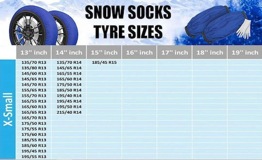 Carro Schneesocken XS PKW 2Stück