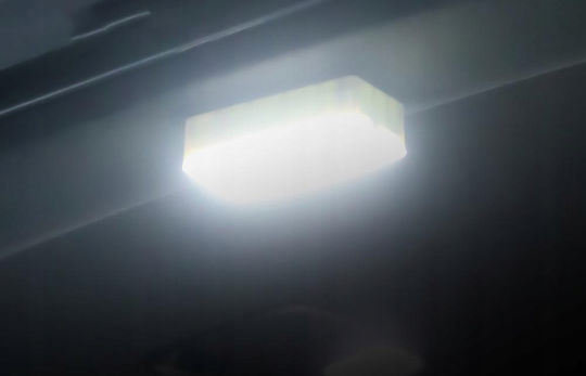 Suport pentru numere de telefon, Zola®, pentru parcare temporară, Usb, lumină LED, alb