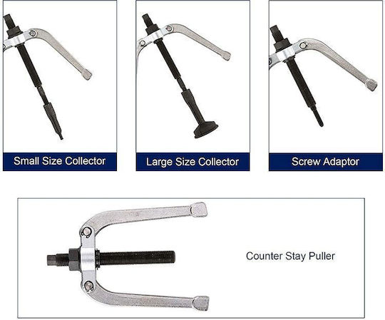 16 Pcs Bearing Extractor Set With Slidding Hammer