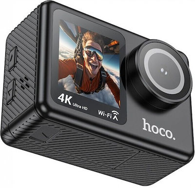 Hoco DV101 Camera de Acțiune HD (720p) Subacvatică (cu Carcasă) cu WiFi Negru cu Ecran 3"