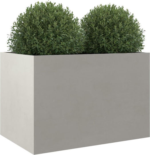 vidaXL Silber Blumenkasten Metallisch Silver 62x46x47cm.