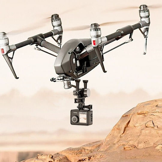 Hoco DV101 Action Camera HD (720p) Υποβρύχια (με Θήκη) με Οθόνη 3" και Wi-Fi Μαύρη