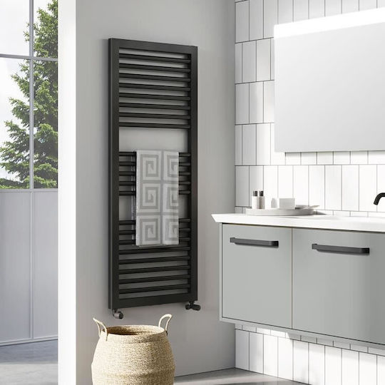 Altherm Релса за кърпи за Баня 900x400 649ккал/ч Черен
