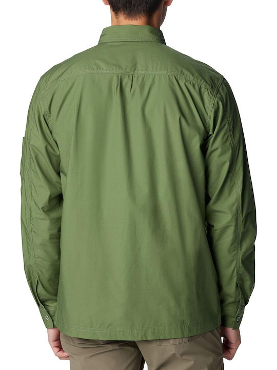 Columbia Men's Shirt Long Sleeve Green