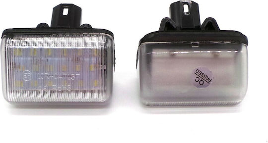 Kennzeichenbeleuchtungen LED 12V für Mazda CX-5 / CX-7 2Stück