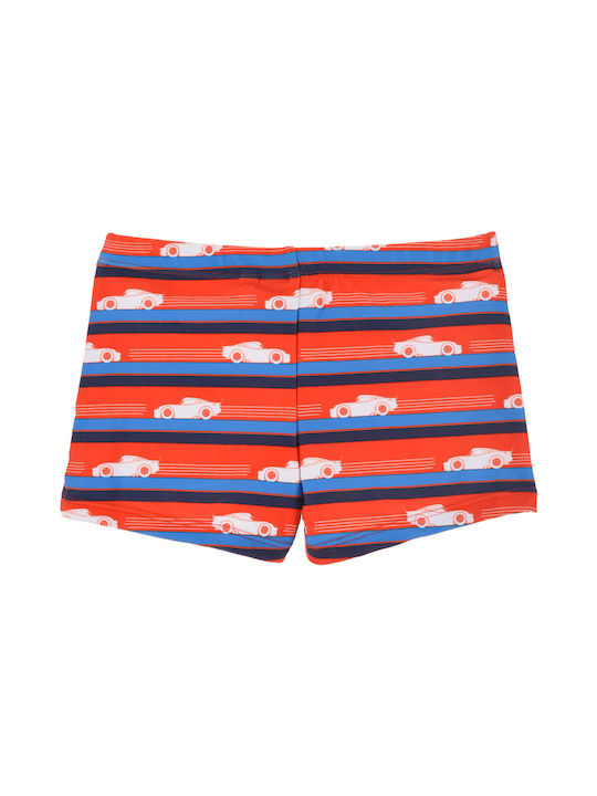 Superheroes Kids Swimwear Swim Shorts Red