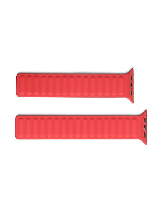 Beline Apple Watch Strap Magnetic 42/44/45/49mm Red Beline Apple Watch Strap Magnetic 42/44/45/49mm Red