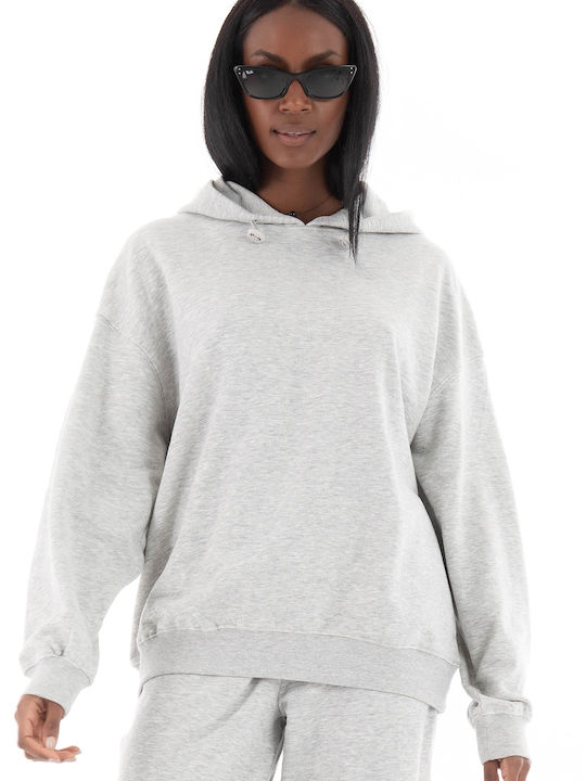 Only Women's Hooded Sweatshirt Gray