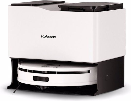 Rohnson Mamba Complete Robot Vacuum Cleaner with Laser Mapping & 6000Pa Suction Power White
