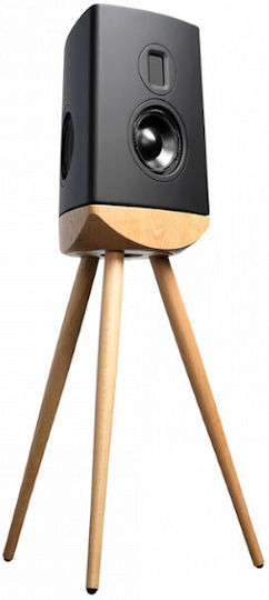 Lyngdorf CUE-100 Boxă Hi-Fi pardoseală 250W 3 Nr. de șoferi L35xA32.9xÎ51.3cm. Baza albă/alb/albastru