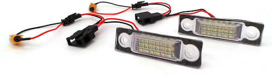 Kennzeichenbeleuchtungen LED 12V für Ford Galaxie Seat Alhambra Volkswagen Sharan 2Stück