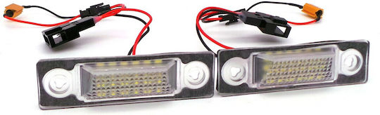 Kennzeichenbeleuchtungen LED 12V für Ford Galaxie Seat Alhambra Volkswagen Sharan 2Stück