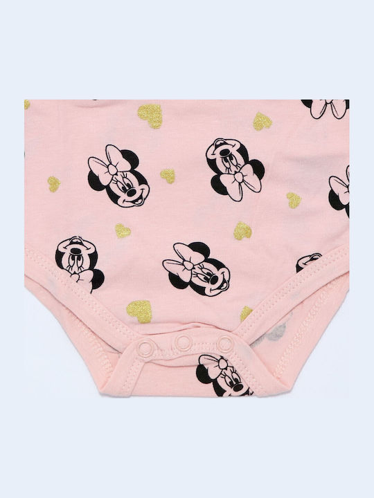 Disney Minnie Mouse Κορμάκι Ανοιχτό Ροζ