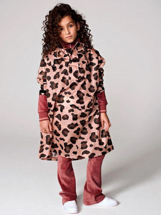 Waterproof Kids' Casual Jacket with Hood Multicolour