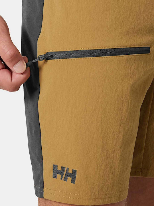 Helly Hansen Tur Ανδρικό Κοντό Παντελόνι Πεζοπορίας Μπεζ